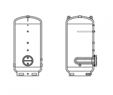 Boiler indirect cu serpentina extractibila, Elbi seria BF-1 2000 litri [3]