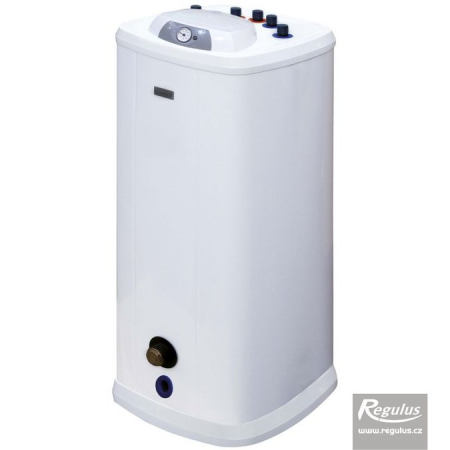 Boilere termoelectrice - Boiler emailat, o serpentina, 120 litri, racorduri la partea superioară, Regulus RGC