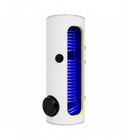 Echipamente de incalzire si producere ACM - Boiler stativ indirect Drazice OKC 200 NTR/HP, 200 litri, 10 bar, cu racorduri laterale, cu o serpentina extinsa, ideal pentru racordarea la o pompă de caldura