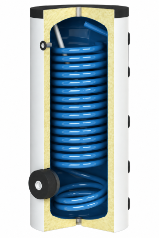 Boiler Sunsystem SWPN 200 litri cu o serpentina marita, pentru pompe de caldura, fara rezistenta [1]