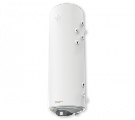 Echipamente de incalzire si producere ACM - Boiler termoelectric Eldom seria Green Line 150 litri cu doua serpentine in paralel si rezistenta electrica 3 kW