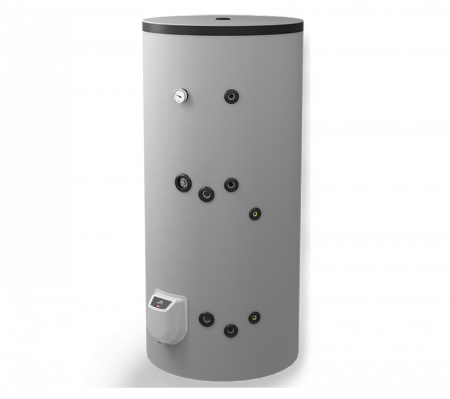 Echipamente de incalzire si producere ACM - Boiler termoelectric de sol Eldom seria Green Line 500 litri cu o serpentina si rezistenta electrica 9 kW