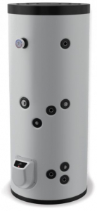Echipamente de incalzire si producere ACM - Boiler termoelectric Eldom seria Green Line 300 litri cu o serpentina si rezistenta electrica 3 kW