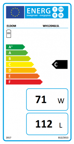 Boiler termoelectric orizontal Eldom Green Line 120 litri cu o serpentina si rezistenta electrica 3 kw [2]