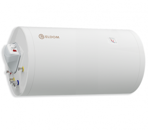 Boilere termoelectrice - Boiler termoelectric orizontal Eldom Green Line 150 litri cu o serpentina si rezistenta electrica 3 kw
