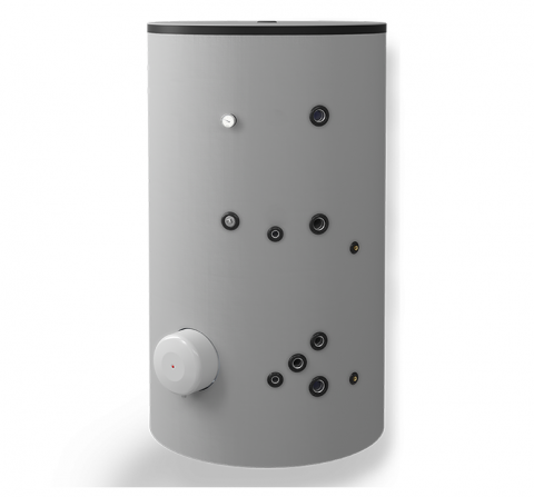 Echipamente de incalzire si producere ACM - Boiler termoelectric Eldom seria Green Line 2000 litri cu o serpentina si rezistenta electrica 12 kW
