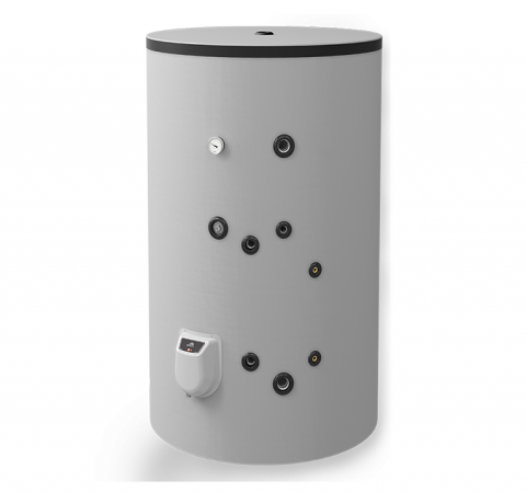 Echipamente de incalzire si producere ACM - Boiler termoelectric Eldom seria Green Line 750 litri cu o serpentina si rezistenta electrica 12 kW