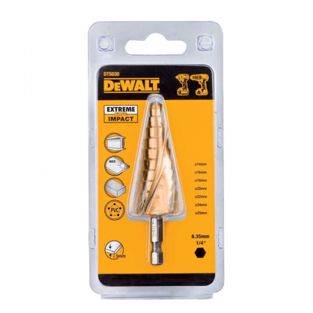 Burghiu in trepte DeWALT DT5030 Titan 14-25mm [1]