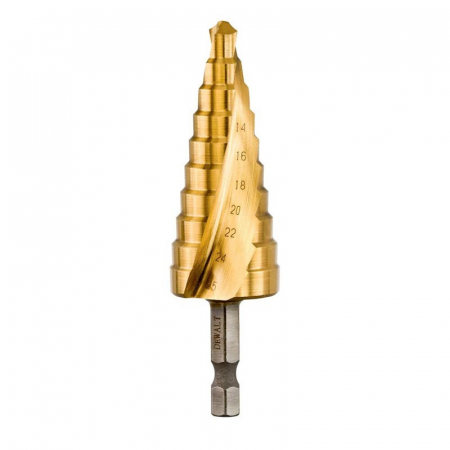 Scule si dispozitive de lucru - Burghiu in trepte DeWALT DT5030 Titan 14-25mm