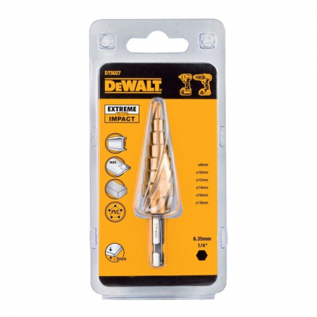 Burghiu in trepte DeWALT DT5027 Titan 6-18mm [1]