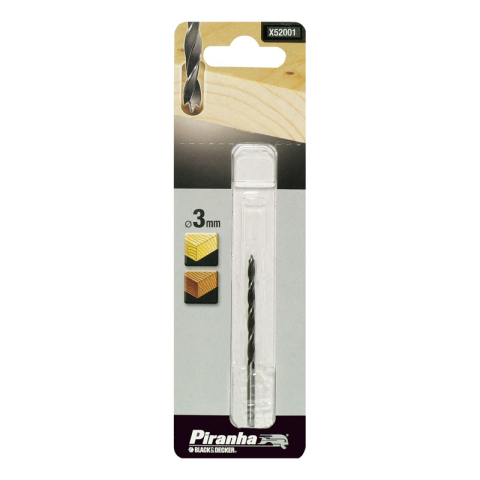 Scule si dispozitive de lucru - Burghiu Lemn 3 x 70 mm Black+Decker X52001