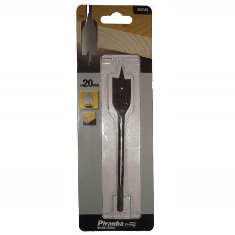 Scule si dispozitive de lucru - Burghiu Lemn 20 x 154 mm Black+Decker X52035 "Spada"