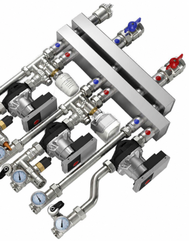 Butelii de egalizare - Butelie egalizare IVAR MULTIMIX C 2 cai, separator hidraulic integrat