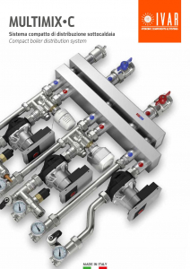 Distribuitoare - Distribuitor colector cu trei circuite si butelie egalizare MULTIMIX C 3 cai, IVAR