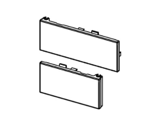 Obiecte sanitare - Butoane inox periat pentru clapeta TECEsquare din sticla