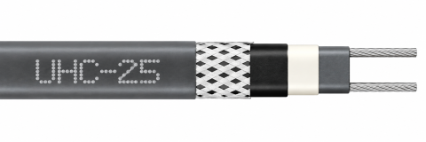 Cablu de incalzire autoreglabil Grand Meyer UHC-25 25 W/m colac 100 m negru