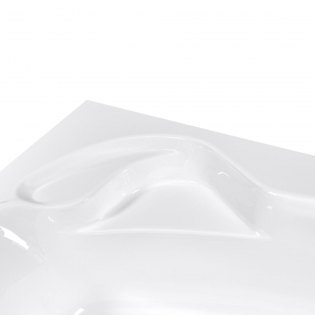 Cada de baie colt din acril, 1600 x 1050 x 400 mm, stanga, Fibrocom Ares [1]