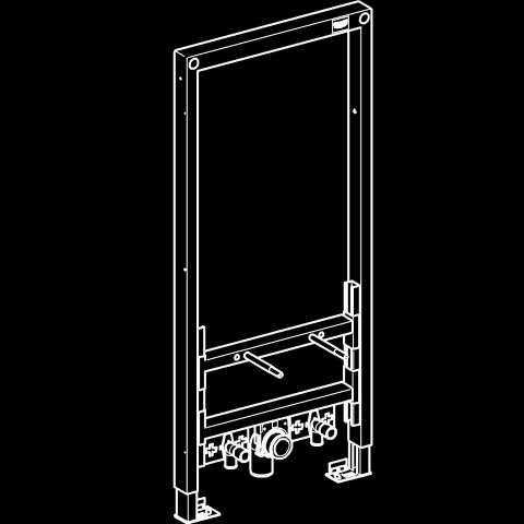 Cadru bideu Grohe Rapid SL, 1, 13 m, ajustabil, elemente fixare, otel [1]