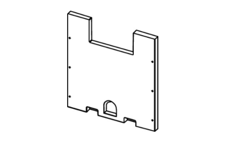Obiecte sanitare - Placa de acoperire cu suruburi TECEbox