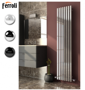 Echipamente de incalzire si producere ACM - Calorifer decorativ pentru baie, 240x1800, antracit, Ferroli Alexa