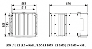 Camera de amestec pentru aerotermele Flowair Leo L, Flowair KM L [2]
