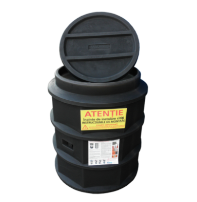 Echipamente pentru tratarea si pomparea apei - CAMIN DUBLUSTRAT D. 800 H=1080 CU CAPAC - VALROM GAMA WaterKIT
