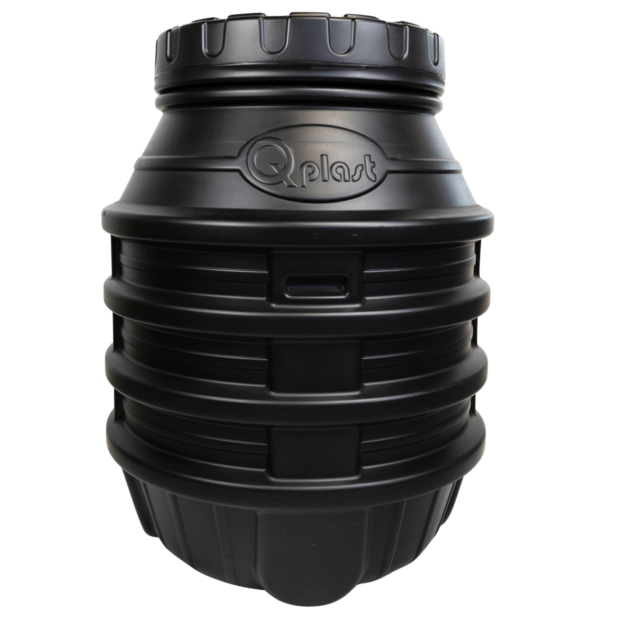 Camine apometru - Camin apometru HDPE triplustrat D.800 H.1200 negru cu capac