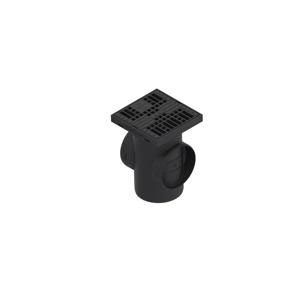 Instalatii de apa si canalizare - Camin colector PP BASE 145x140 cu baza si conexiune teava DN110 H200 Vodaland gama Drain
