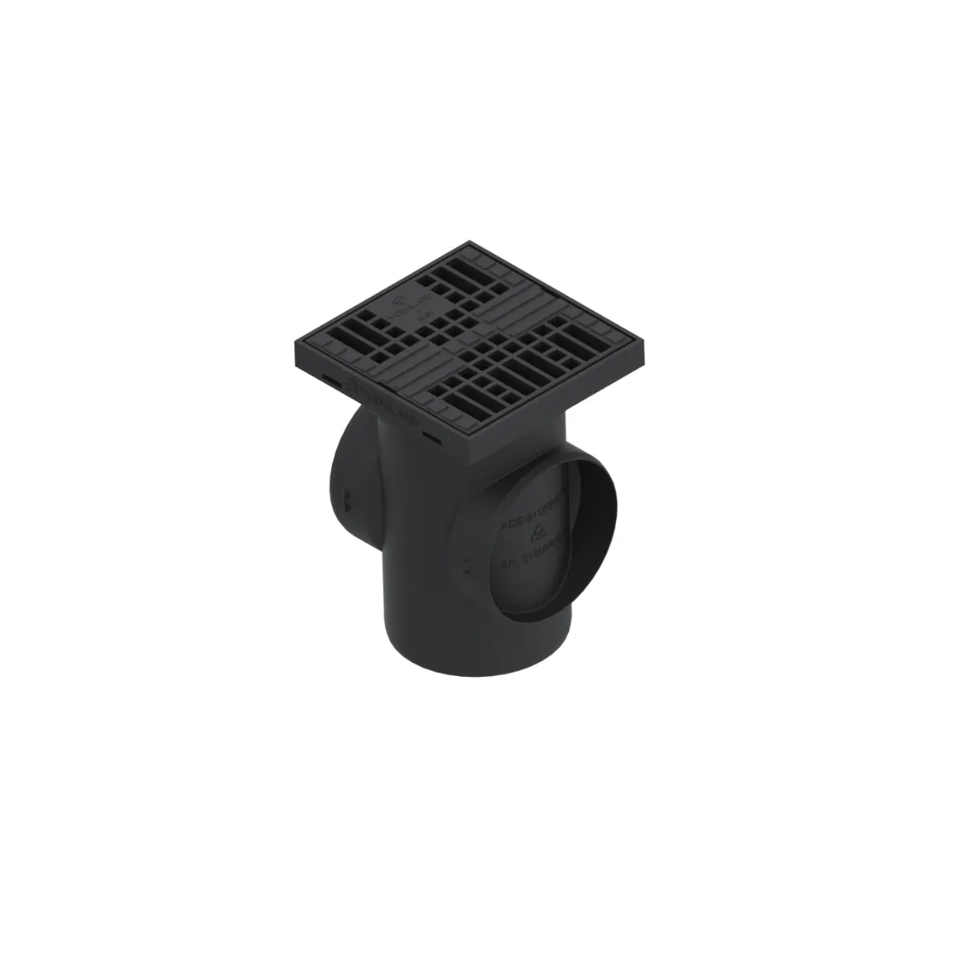 Camin colector PP BASE 145x140 pentru camin infiltratii si conexiune teava DN110 H200 Vodaland gama Drain