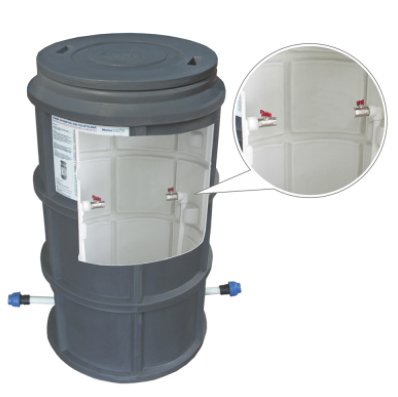Echipamente pentru tratarea si pomparea apei - CAMIN DUBLUSTRAT D. 550 H=800 INSTALATIE 3/4 CAPAC - VALROM GAMA WaterKIT