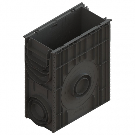 Camine - Camin din polipropilena model BASE, pentru rigola din polipropilena LN200 A15-C250 500x260x600 - Vodaland gama Drain
