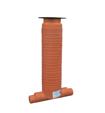 CAMINE INSPECTIE - CAMIN RACORD/INSPECTIE COMPL.ECHIP. DN400 1 INTRARE, 1 IESIRE D.200/160 H1250 CAPAC FONTA A15 - VALROM GAMA KompactKIT