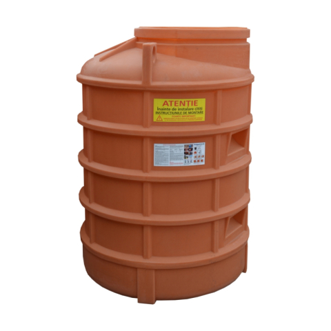 Instalatii de apa si canalizare - Camin racord/inspectie Valrom VALPlast complet echipat DN500 1IN 1OUT D. 200/160 H1800 capac fonta B125