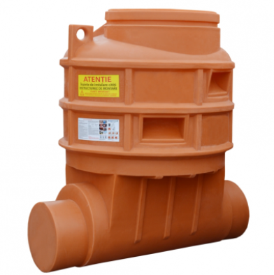 CAMINE VIZITARE - CAMIN VIZITARE TRIPLUSTRAT 1 INTRARE D.400, 1 IESIRE D.400 H=5010 - VALROM GAMA KompactKIT