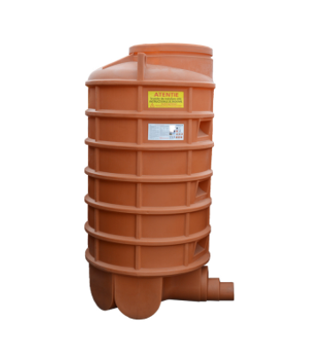Sistem de canalizare exterioara KompactKIT - CAMIN VIZITARE SR EN 13598-2 5IN1OUT D315/250 H2025 - VALROM GAMA KompactKIT