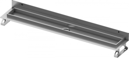 Rigole TECEdrainline - Canal dus TECEDrainline inox cu flansa indoita si banda izolare SEAL SISTEM 800 mm