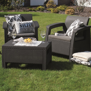 Set mobilier de gradina, grafit, Keter Corfu Weekend [3]