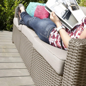 Canapea pentru gradina, 3 locuri, cappucino, Keter California [8]