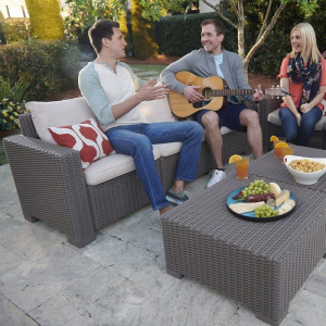 Canapea pentru gradina, 3 locuri, cappucino, Keter California [5]