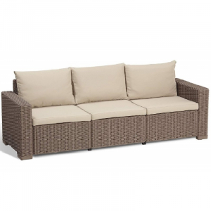 Canapele pentru gradina - Canapea pentru gradina, 3 locuri, cappucino, Keter California
