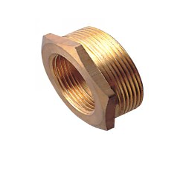Fitinguri filetate alama - Reductie MT alama, 1 1/2" x 1"