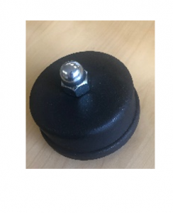 Accesorii cazane - Capac evacuare condens, negru mat, Ø=80 mm, Ferroli