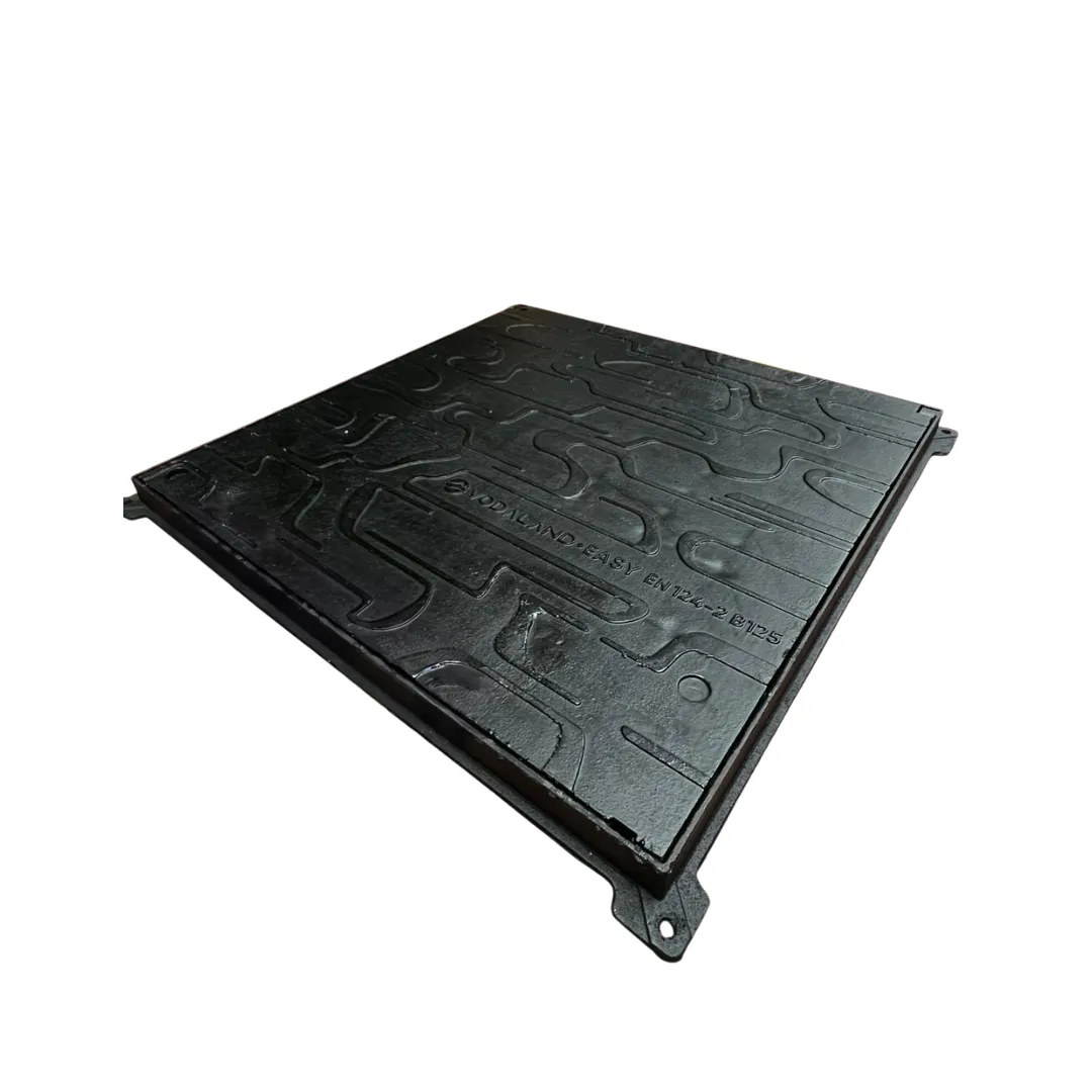 Instalatii de apa si canalizare - Capac fonta patrat cu rama 950x950 Hext.50 PL.850x850 B125 Vodaland gama Urban