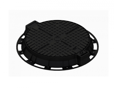 Instalatii de apa si canalizare - Capac fonta rotund D.700 PL.550 Hext.65 EUROPE cu inchizator B125 Vodaland gama Urban