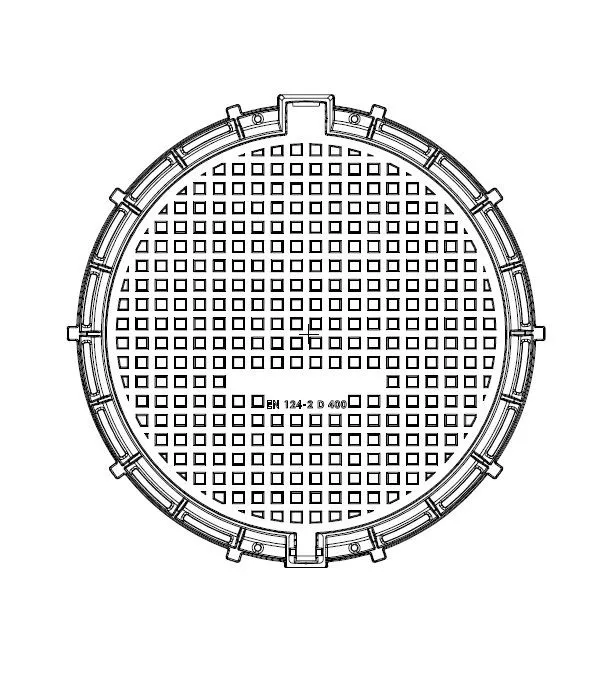 Capace stradale - Capac FONTA URBAN rotund D.990 PL.800 Hext.110 cu inchizator D400 Vodaland gama Urban
