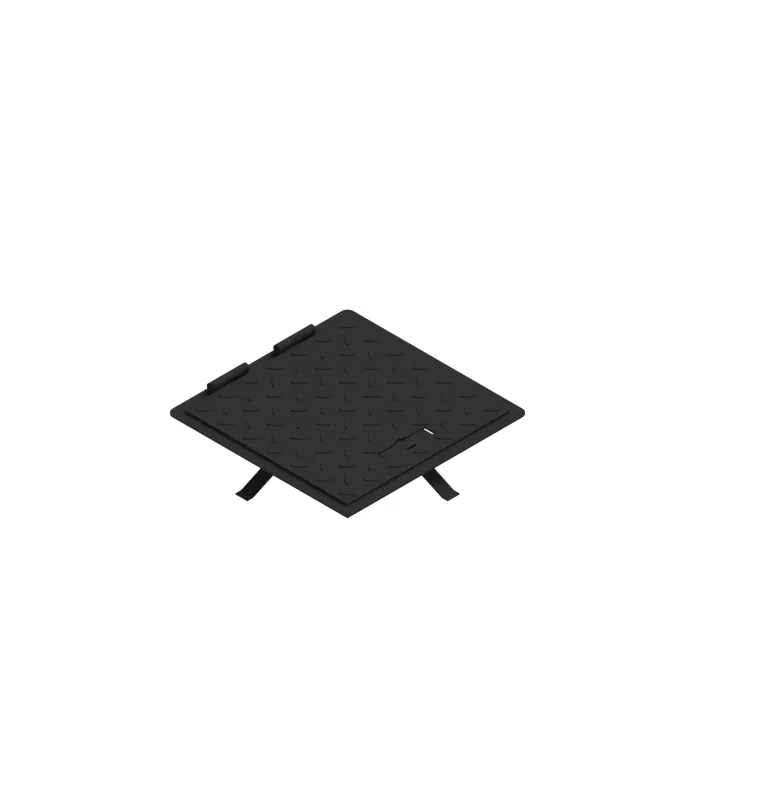 Capace stradale - Capac din metal vopsit access patrat 300x300 PL.240x240 Hext.33 pietonal cu maner - Vodaland gama Urban