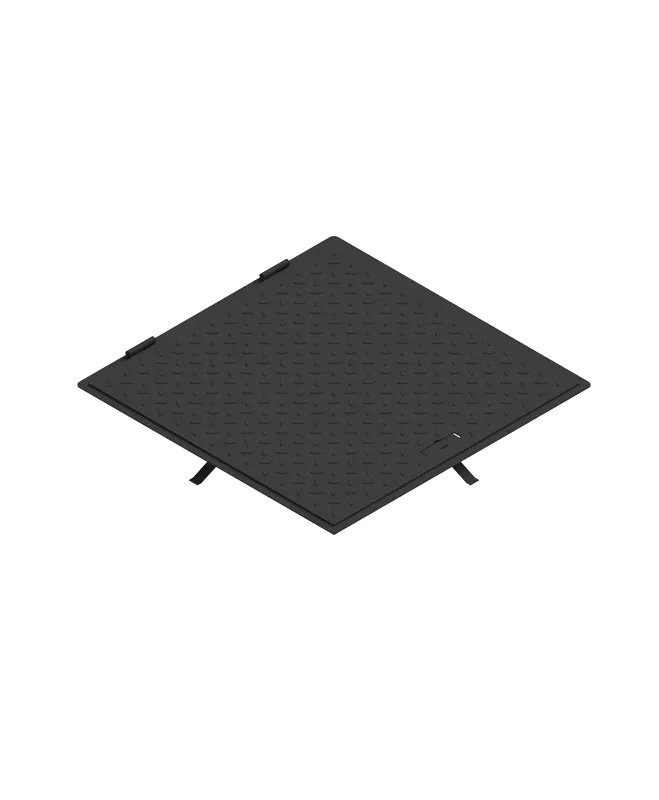 Capace stradale - Capac din metal vopsit access patrat 600x600 PL.540x540 Hext.33 pietonal cu maner - Vodaland gama Urban
