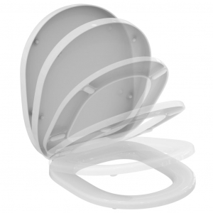 Obiecte sanitare - Capac pentru vas WC cu inchidere lenta duroplast Ideal Standard gama Connect Soft-Close