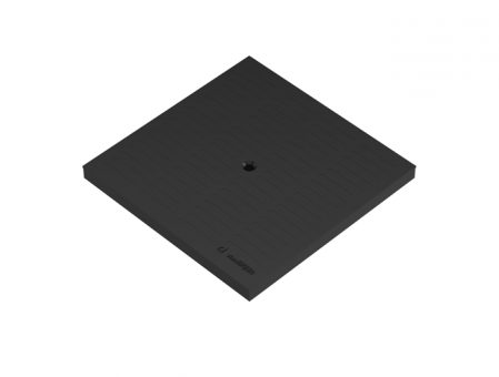 Capace - Capac din polipropilena model BASE, negru pentru camin patrat A15 300x300 - Vodaland gama Drain