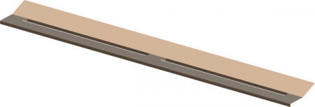 Obiecte sanitare - TECEdrainprofile Capac profil otel inoxidabil Polished Red Gold